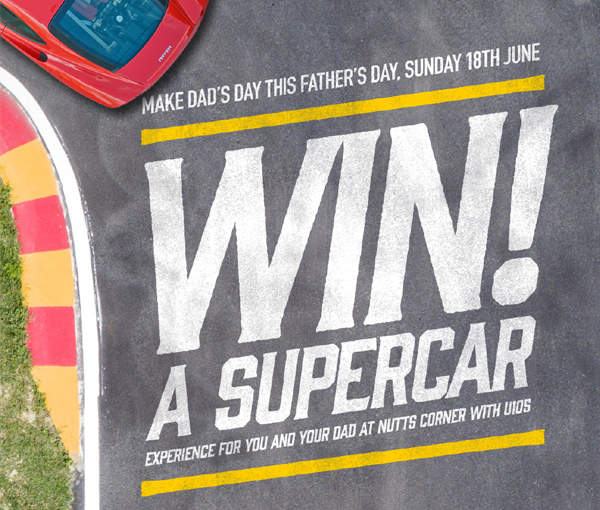 WIN 2 x Supercar Experiences at Nutts Corner!