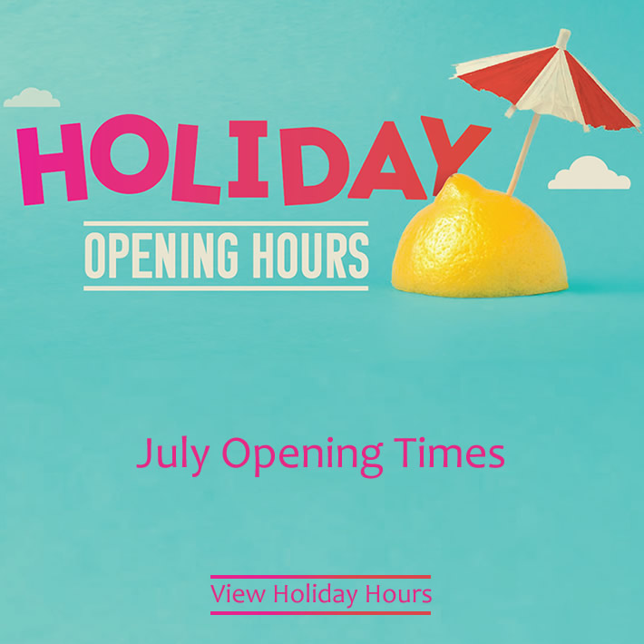 July Opening Hours