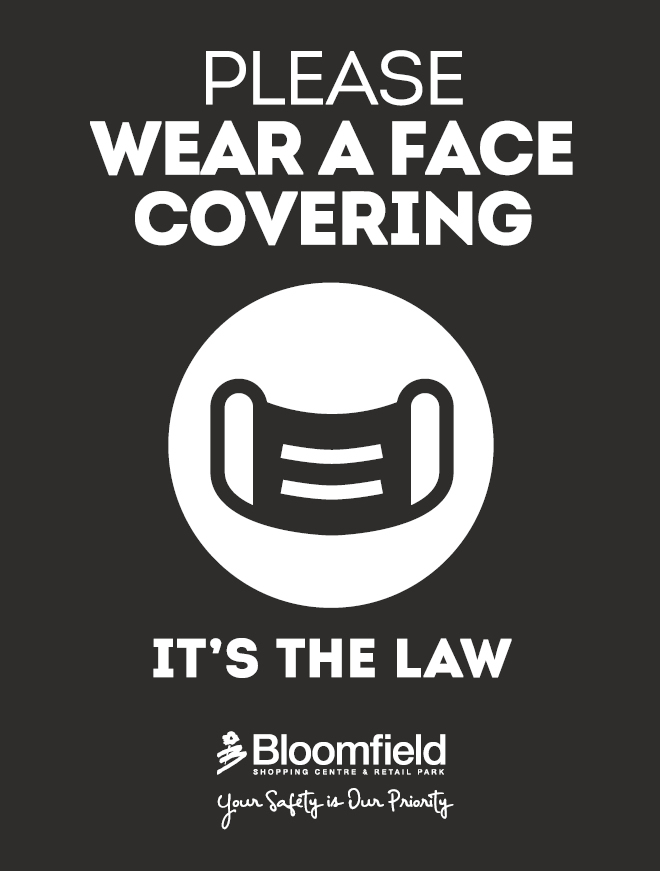 Please wear a face covering at Bloomfield Bangor