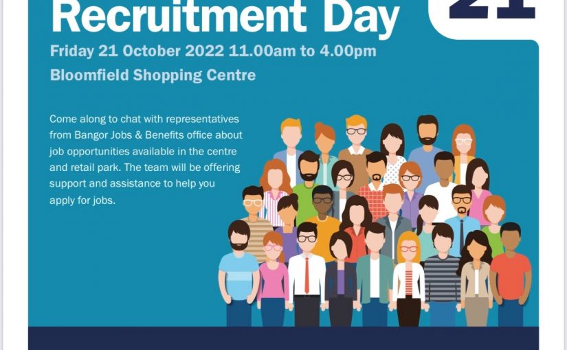 Bloomfield Recruitment Day 21st October 11am-4pm